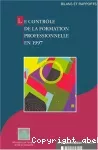 Le contrôle de la formation professionnelle en 1997