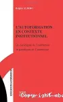 L'autoformation en contexte institutionnel