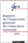 Rapport de l'inspection générale de l'éducation nationale 2002