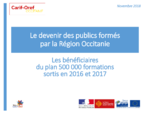 Les bénéficiaires du plan 500 000 formations sortis en 2016 et 201 - URL