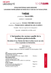 L'intégration des normes qualité de la formation professionnelle. Résultats d’une Recherche-Intervention menée au sein d'un organisme de formation