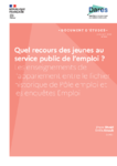 Quel recours des jeunes au service public de l’emploi ? Les enseignements de l’appariement entre le fichier historique de Pôle emploi et les enquêtes Emploi