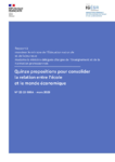 Quinze propositions pour consolider la relation entre l’école et le monde économique